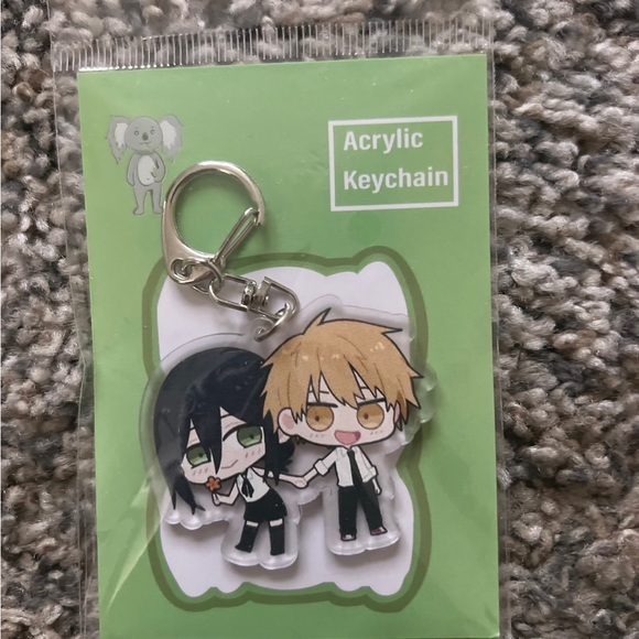 Chainsaw Man Acrylic Keychain Japanese Anime - Picture 2 of 3